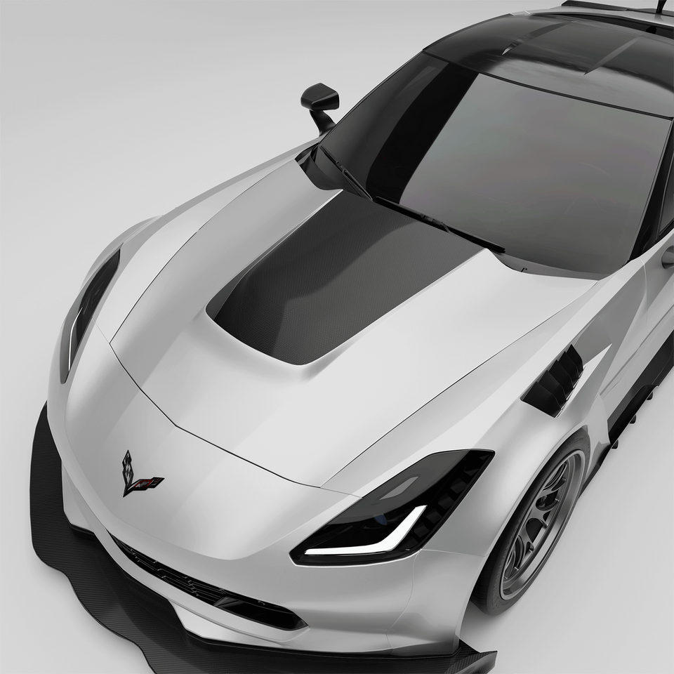 RevoZport Carbon Motorkap voor Chevrolet Corvette C7