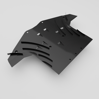 RevoZport Carbon Front Splitter midden voor Chevrolet Corvette C7