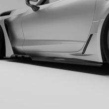 RevoZport Carbon Side Skirts voor Chevrolet Corvette C7