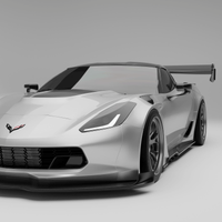 RevoZport Carbon Spiegelkappen voor Chevrolet Corvette C7