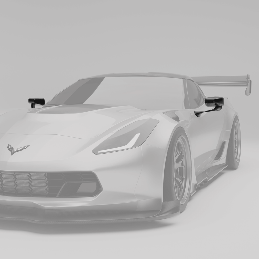 RevoZport Carbon Spiegelkappen voor Chevrolet Corvette C7