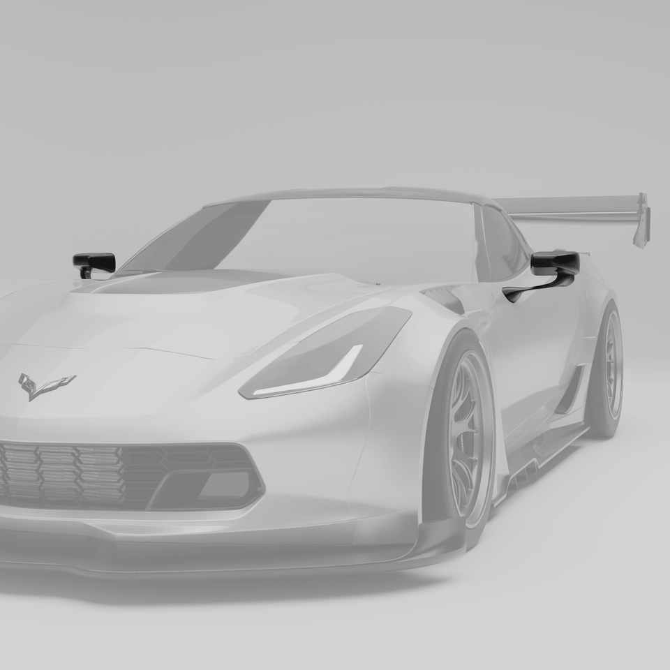 RevoZport Carbon Spiegelkappen voor Chevrolet Corvette C7
