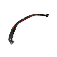 Dry Carbon Front Splitter 3-delig met rode hoekdelen voor BMW M3 / M4 / M3 Touring G80, G82, G81