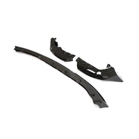 Dry Carbon Front Splitter 3-delig met rode hoekdelen voor BMW M3 / M4 / M3 Touring G80, G82, G81