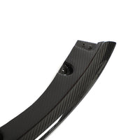 Dry Carbon Front Splitter 3-delig met rode hoekdelen voor BMW M3 / M4 / M3 Touring G80, G82, G81
