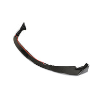 Dry Carbon Front Splitter 3-delig met rode hoekdelen voor BMW M3 / M4 / M3 Touring G80, G82, G81