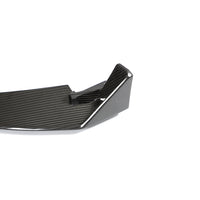 Dry Carbon Front Splitter 3-delig met rode hoekdelen voor BMW M3 / M4 / M3 Touring G80, G82, G81