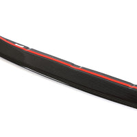 Dry Carbon Front Splitter 3-delig met rode hoekdelen voor BMW M3 / M4 / M3 Touring G80, G82, G81
