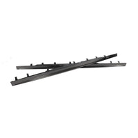 Carbon Side Skirts flat design with fins for BMW X5 G05