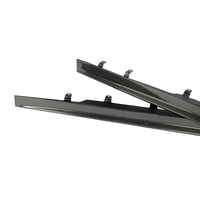 Carbon Side Skirts flat design with fins for BMW X5 G05