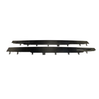 Carbon Side Skirts flat design with fins for BMW X5 G05