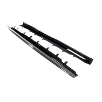 Carbon Side Skirts flat design with fins for BMW X5 G05