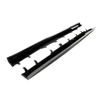 Carbon Side Skirts flat design with fins for BMW X5 G05