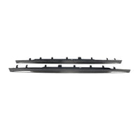 Carbon Side Skirts flat design with fins for BMW X5 G05