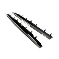 Carbon Side Skirts flat design with fins for BMW X5 G05