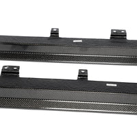 Carbon Side Skirts flat design with fins for BMW X5 G05