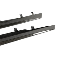 Carbon Side Skirts flat design with fins for BMW X5 G05