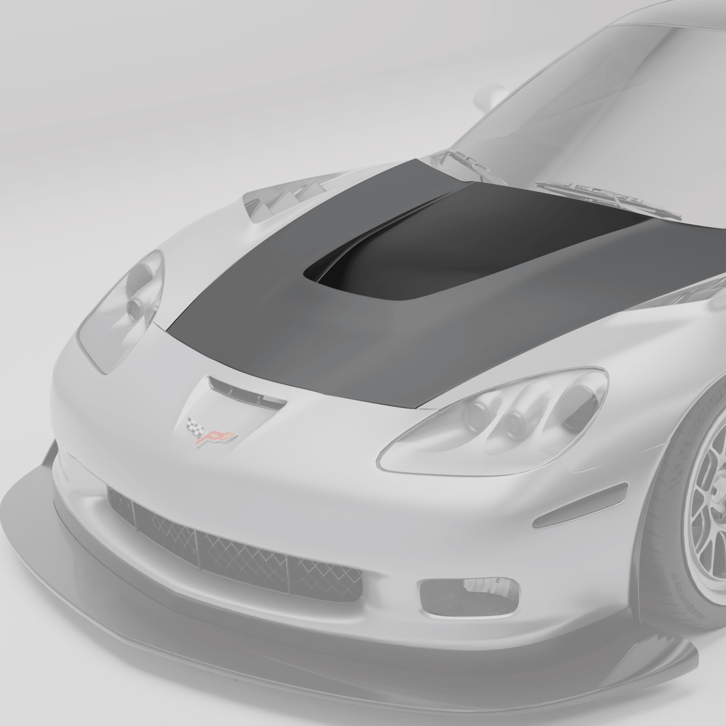 RevoZport Carbon Motorkap voor Chevrolet Corvette C6