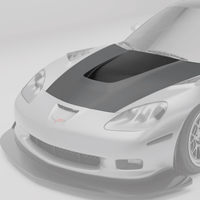 RevoZport Carbon Motorkap voor Chevrolet Corvette C6