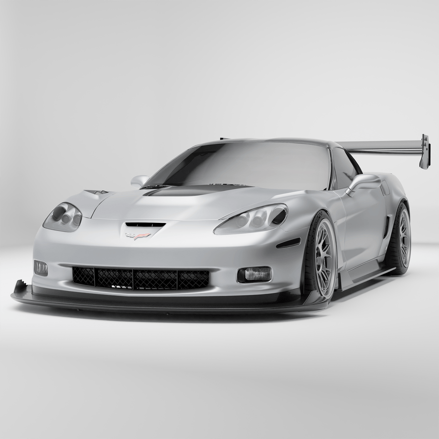 RevoZport Carbon Front Splitter voor Chevrolet Corvette C6