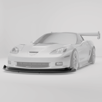 RevoZport Carbon Front Splitter voor Chevrolet Corvette C6