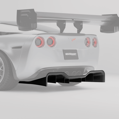 RevoZport Carbon Diffuser voor Chevrolet Corvette C6