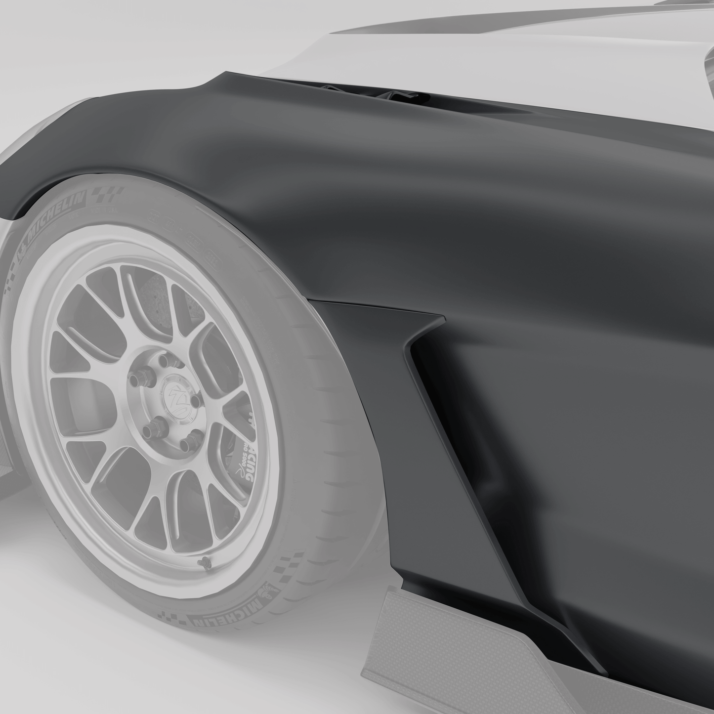 RevoZport Carbon Spatborden voor Chevrolet Corvette C6