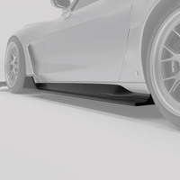 RevoZport Carbon Side Skirts voor Chevrolet Corvette C6