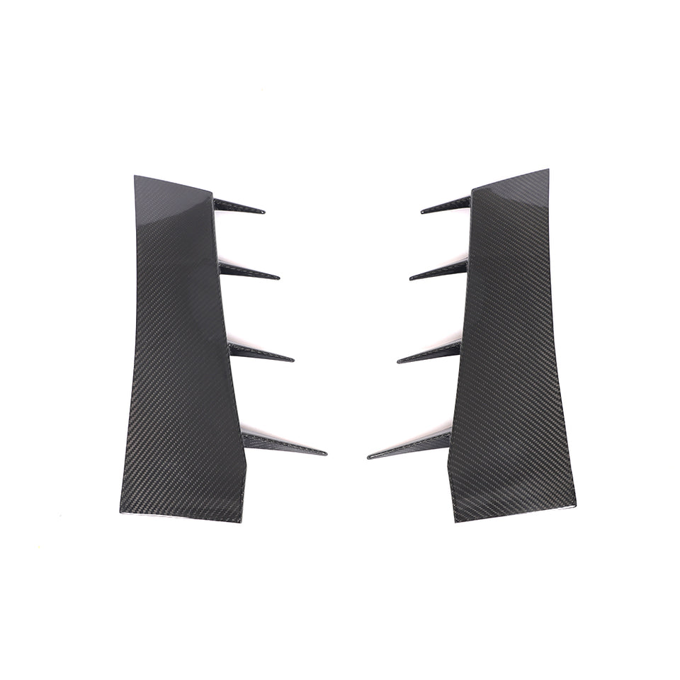 Dry Carbon Canards voor Audi R8 4S