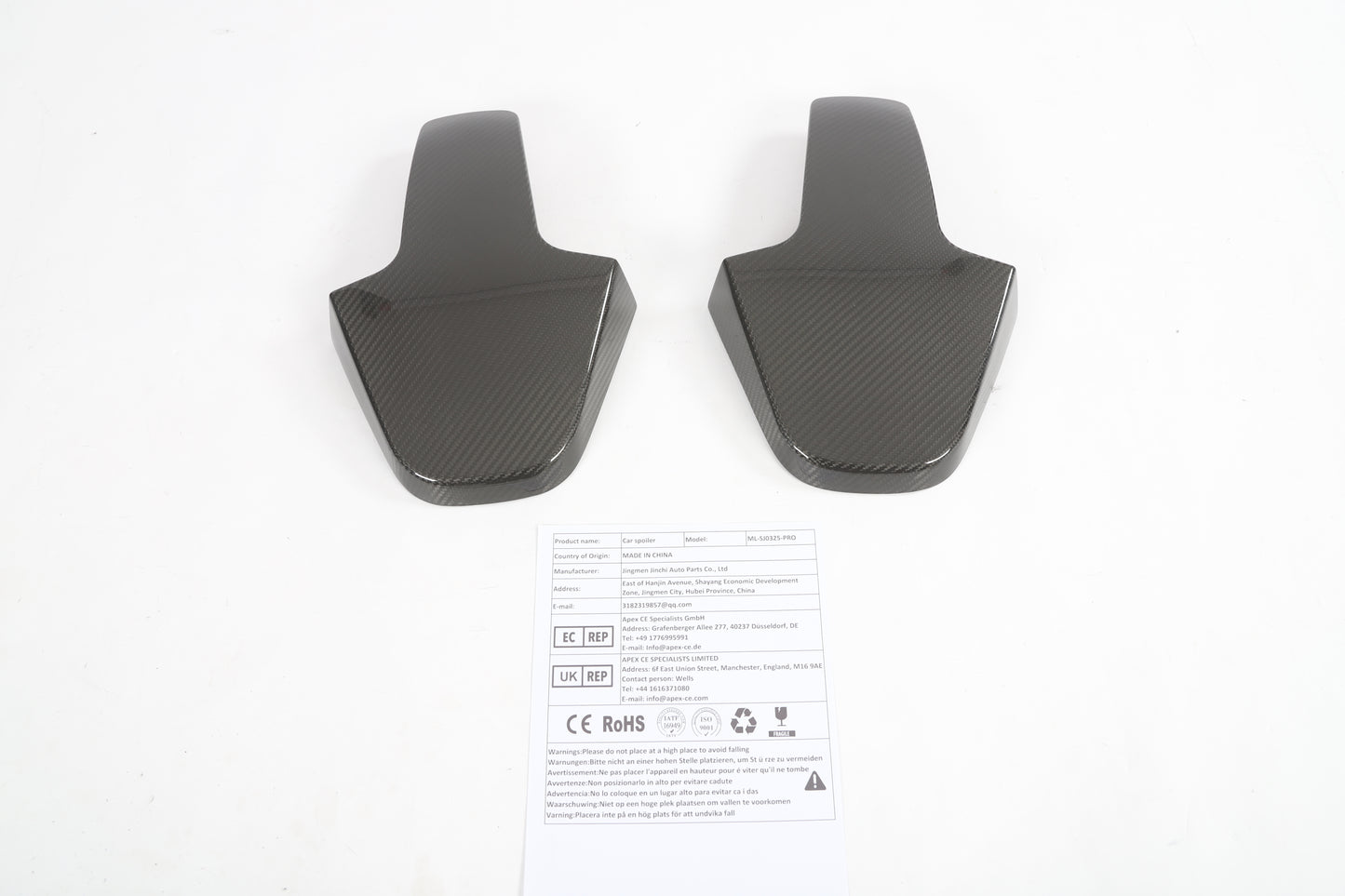 Dry Carbon Stoelpanelen voor BMW M3 / M4 G80, G82, G83