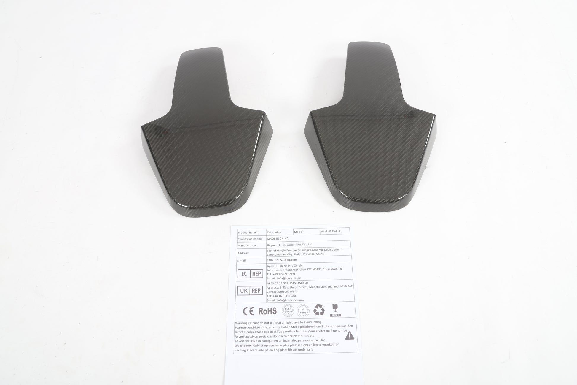 Dry Carbon Stoelpanelen voor BMW M3 / M4 G80, G82, G83