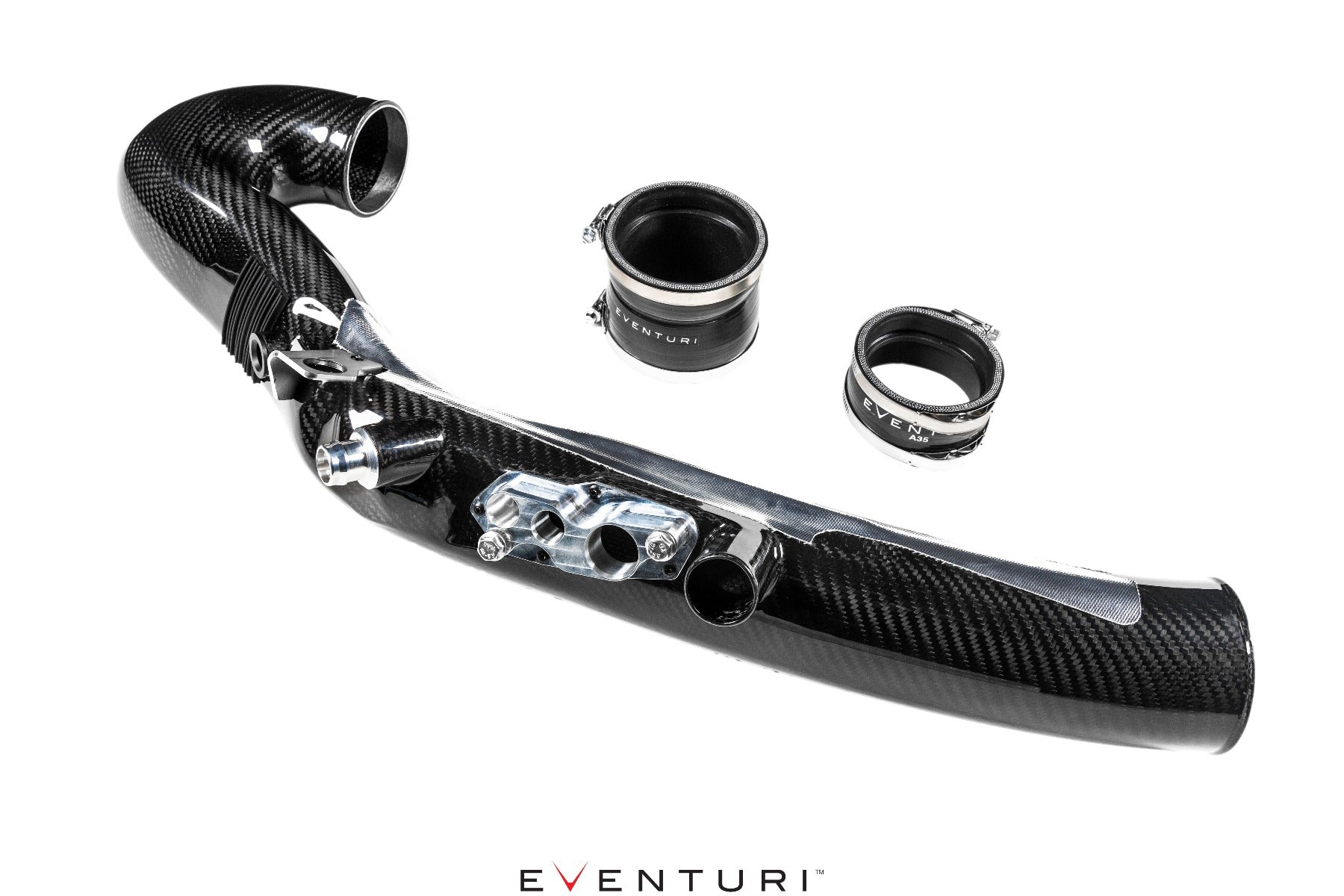 Eventuri Turbo Inlets voor Mercedes A35 AMG, CLA35, GLA35, GLB35, Turbo Tube - Post 2023 Facelift Hybrid