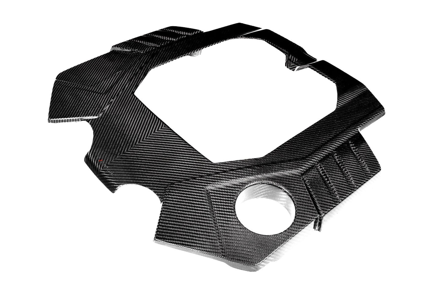 Eventuri Carbon Motorafdekplaat voor Audi C8 RS6 RS7 — Matte