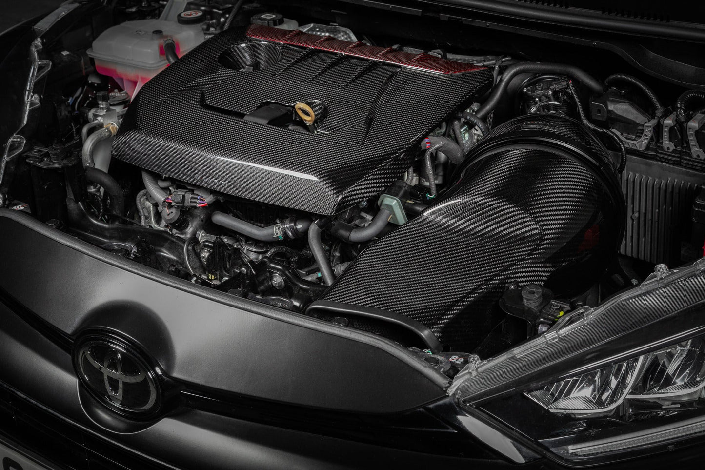 Eventuri Carbon Motorafdekplaat voor Toyota GR Yaris/Corolla — Matte