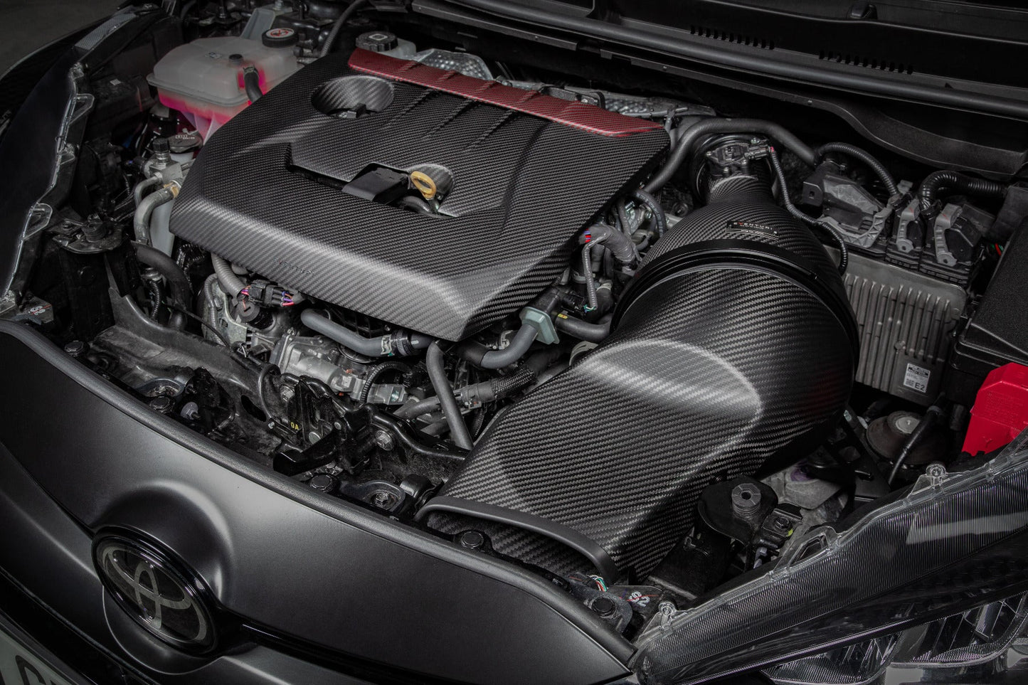Eventuri Carbon Motorafdekplaat voor Toyota GR Yaris/Corolla — Matte