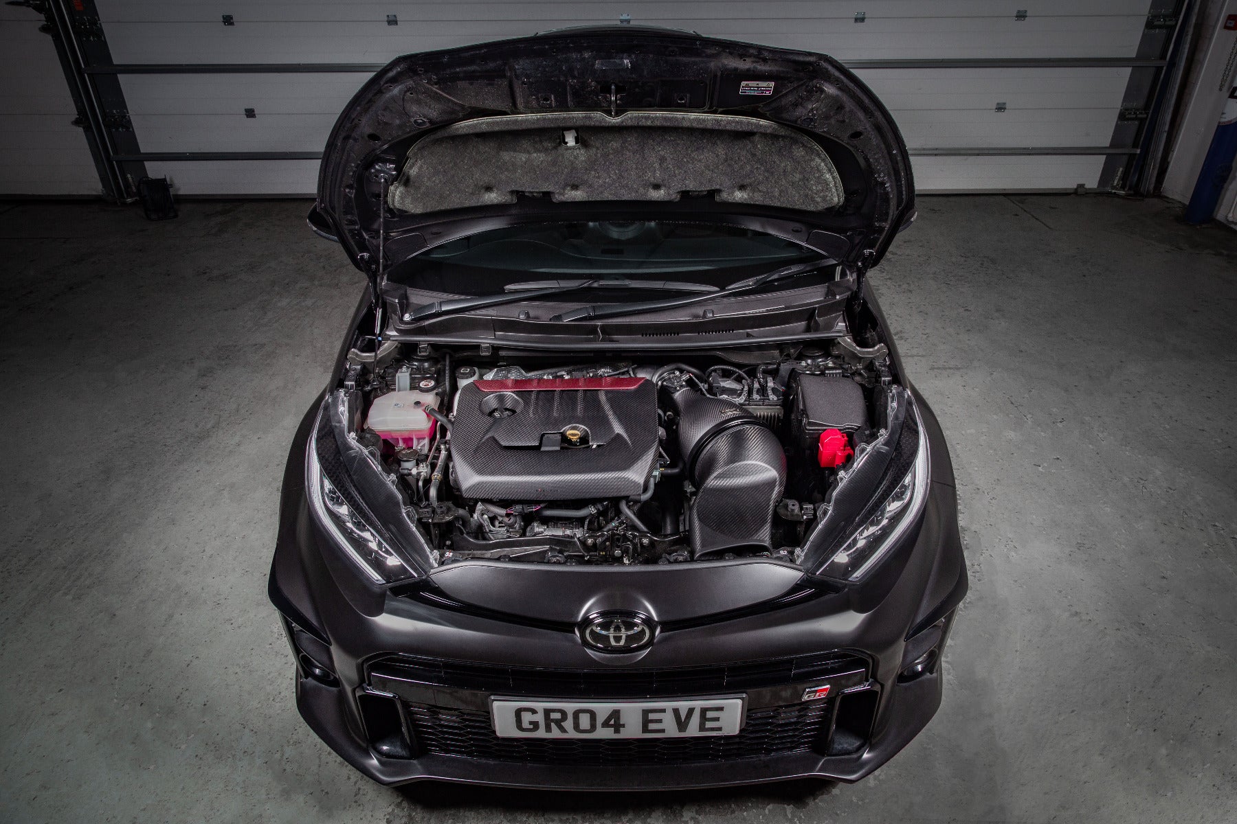 Eventuri Carbon Motorafdekplaat voor Toyota GR Yaris/Corolla — Matte