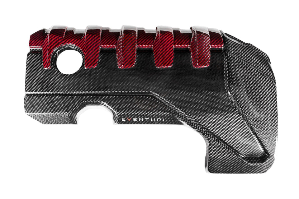 Eventuri Motorafdekplaat voor Audi RS3 / TTRS 8S Black and Red