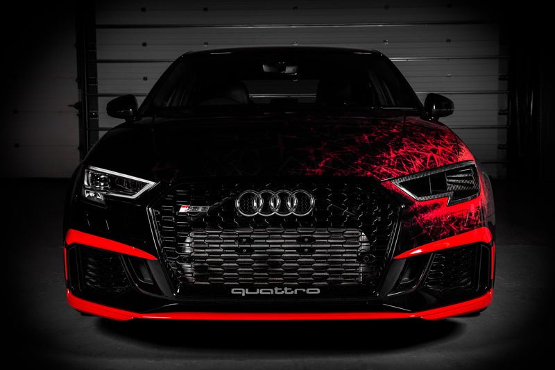 Eventuri Carbon Luchtgeleider voor Audi RS3 Carbon Headlamp Race Ducts for Stage 3 intake