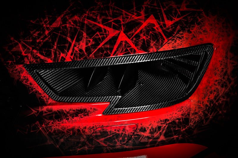 Eventuri Carbon Luchtgeleider voor Audi RS3 Carbon Headlamp Race Ducts for Stage 3 intake