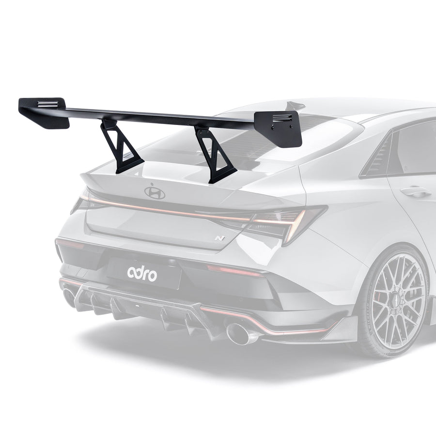 Adro Prepreg Carbon Achtervleugel voor Hyundai Elantra N Pe Motorsport