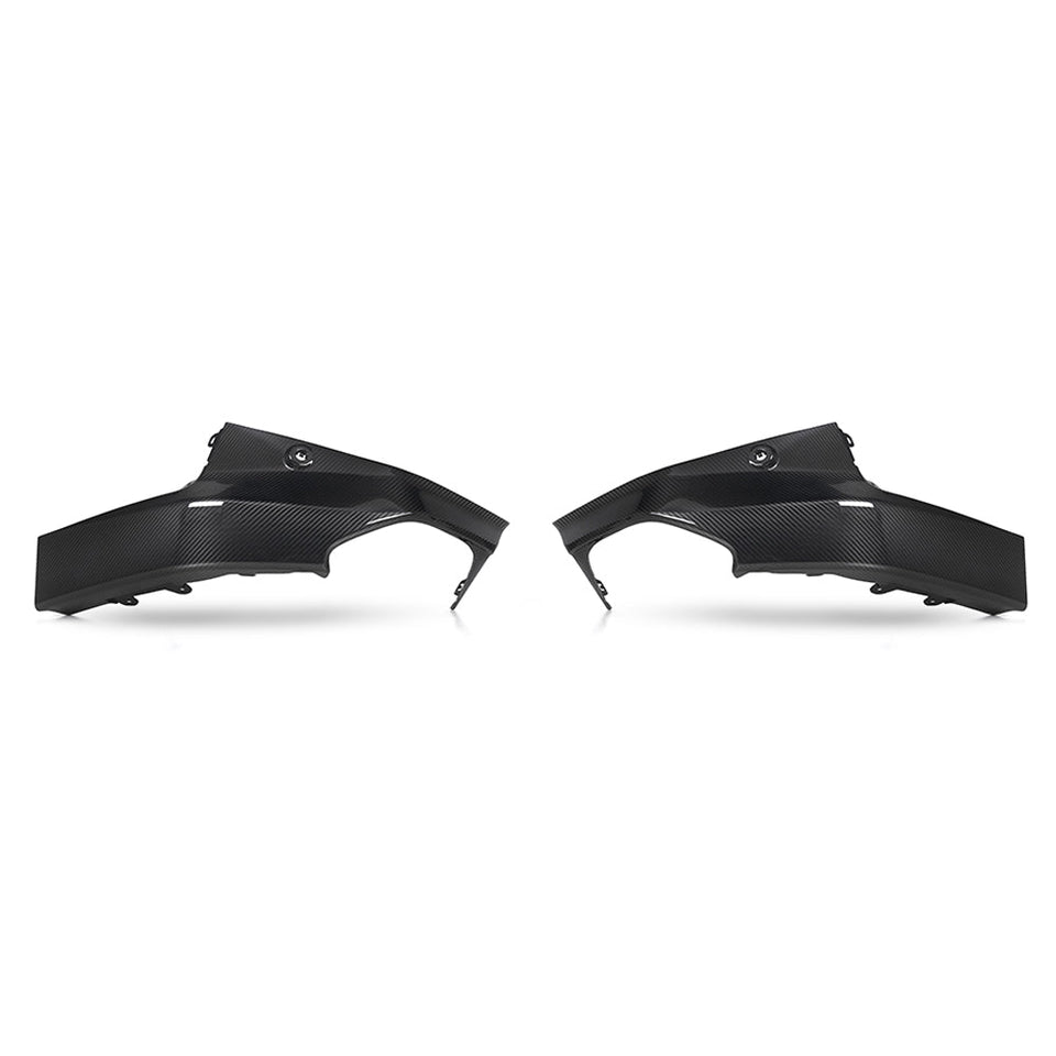 SOOQOO Carbon Diffuser voor BMW 2 Serie G42 (zijdelen)