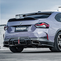 SOOQOO Carbon Diffuser voor BMW 2 Serie G42 (zijdelen)