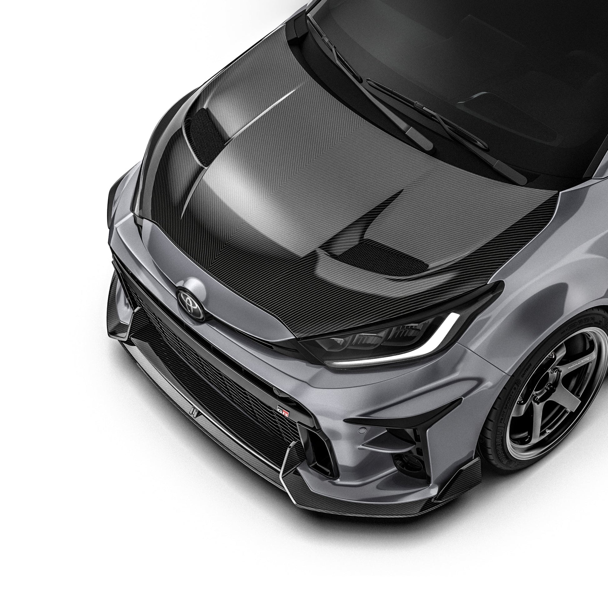 Adro Carbon Front Splitter voor Toyota GR Yaris