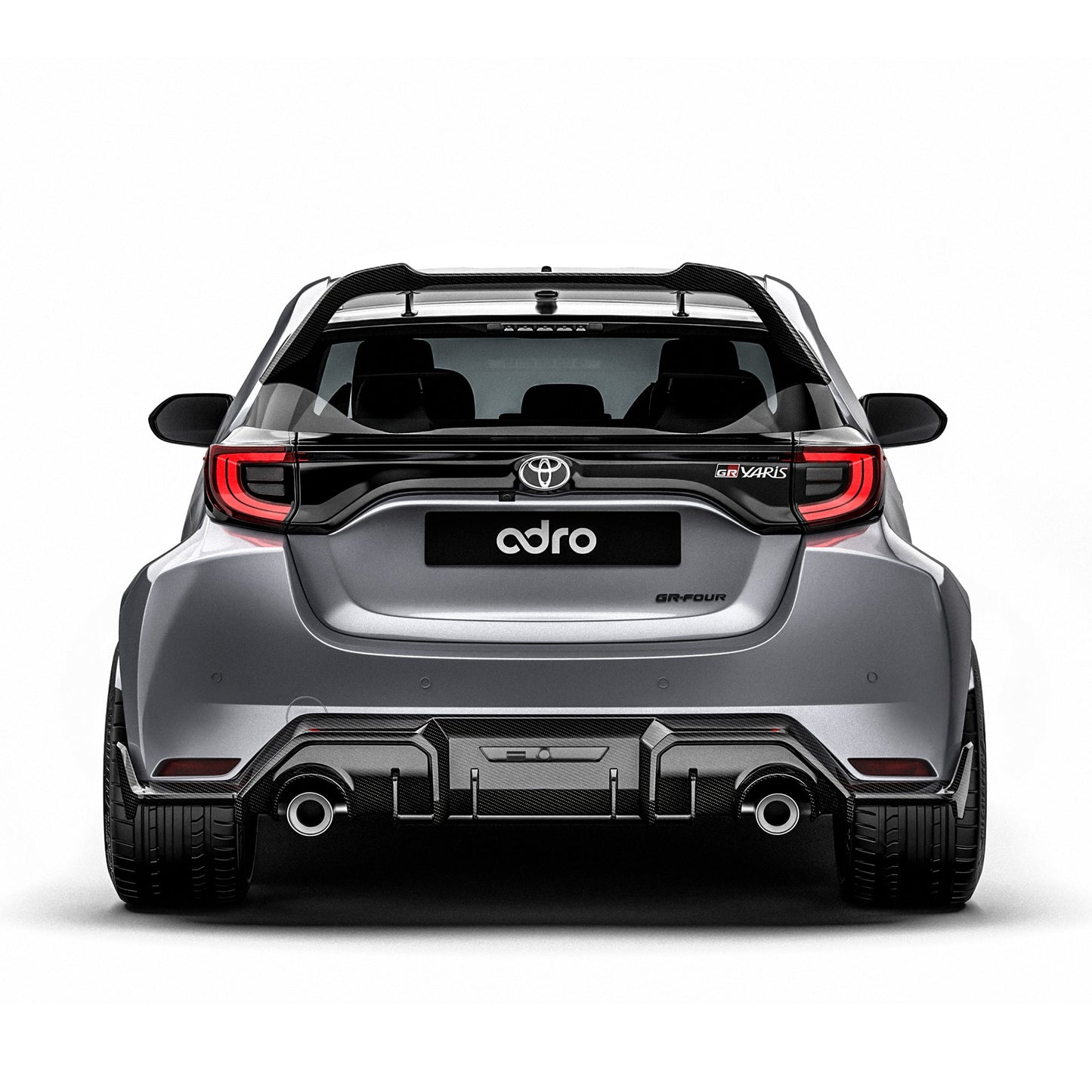 Adro Carbon Diffuser voor Toyota GR Yaris