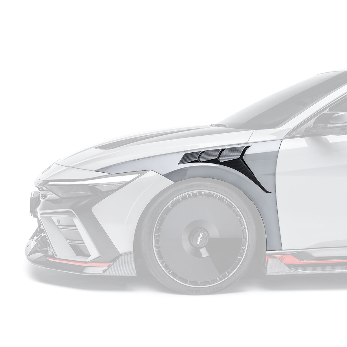 Adro Carbon Spatborden voor Hyundai Elantra N Pe