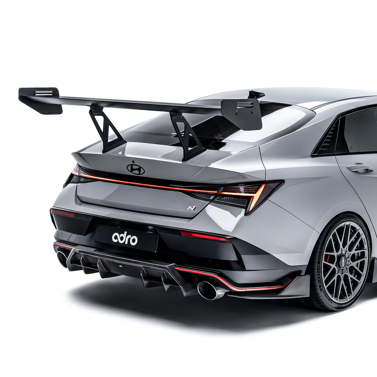 Adro Carbon Diffuser voor Hyundai Elantra N Pe