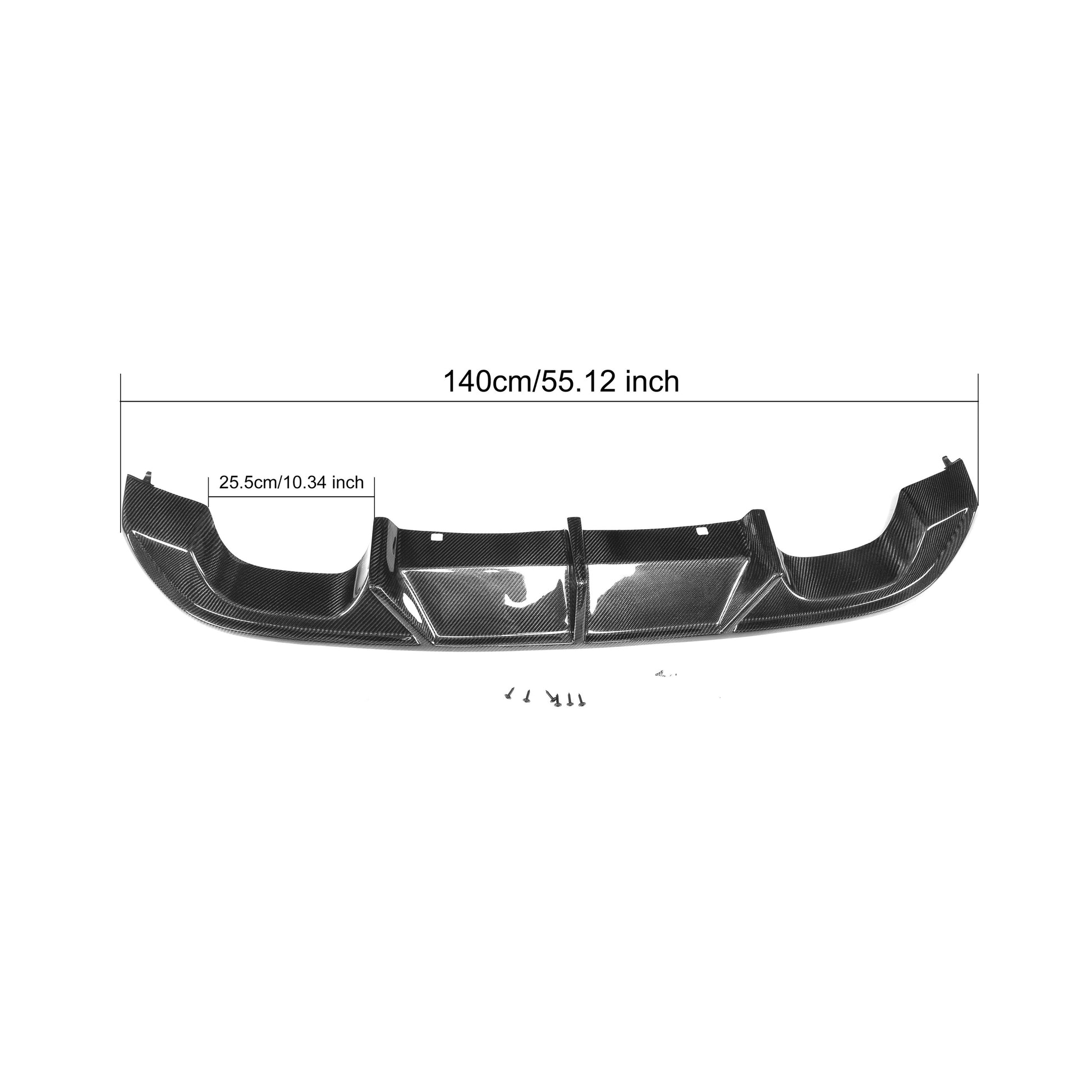Carbon Diffuser voor Volkswagen Golf 7 R