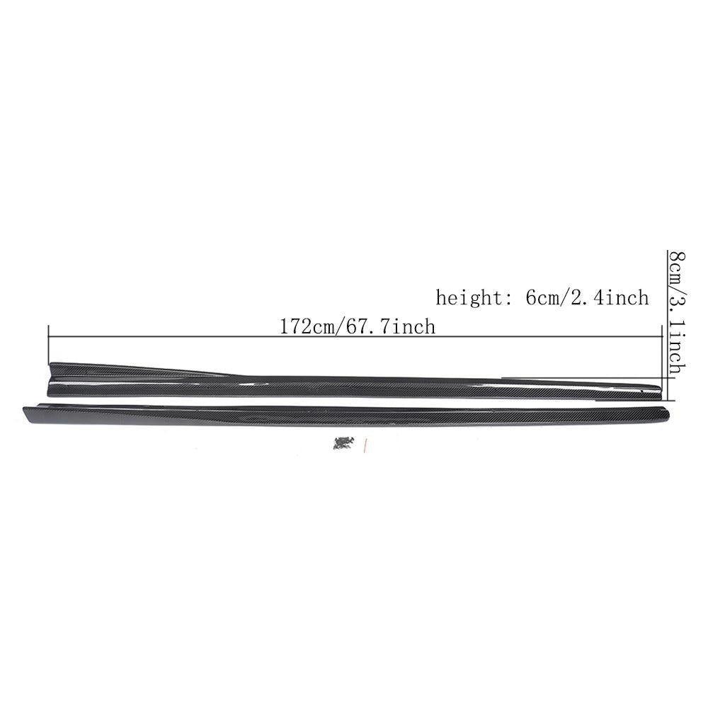 Carbon Side Skirts voor Audi TT 8J