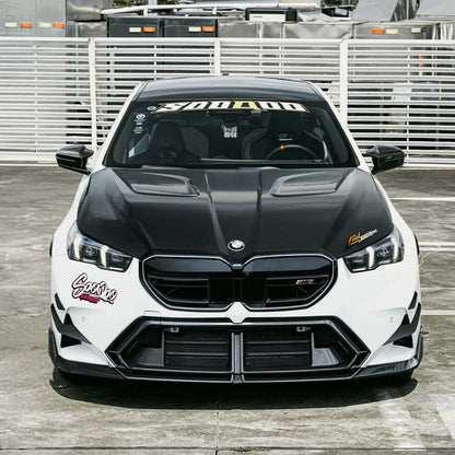 SOOQOO Carbon Motorkap voor BMW 5 Serie / 5 Serie Touring / M5 / M5 Touring G60, G61, G90, G99 (met ventilatie)