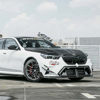 SOOQOO Carbon Motorkap voor BMW 5 Serie / 5 Serie Touring / M5 / M5 Touring G60, G61, G90, G99 (met ventilatie)